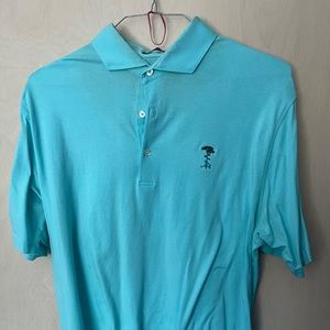 Turtleson Large Polo Shirt Turquoise